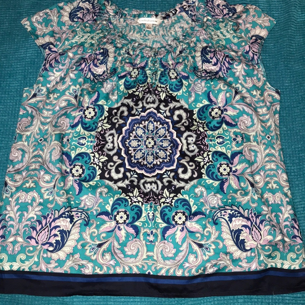 Paisley mandala top